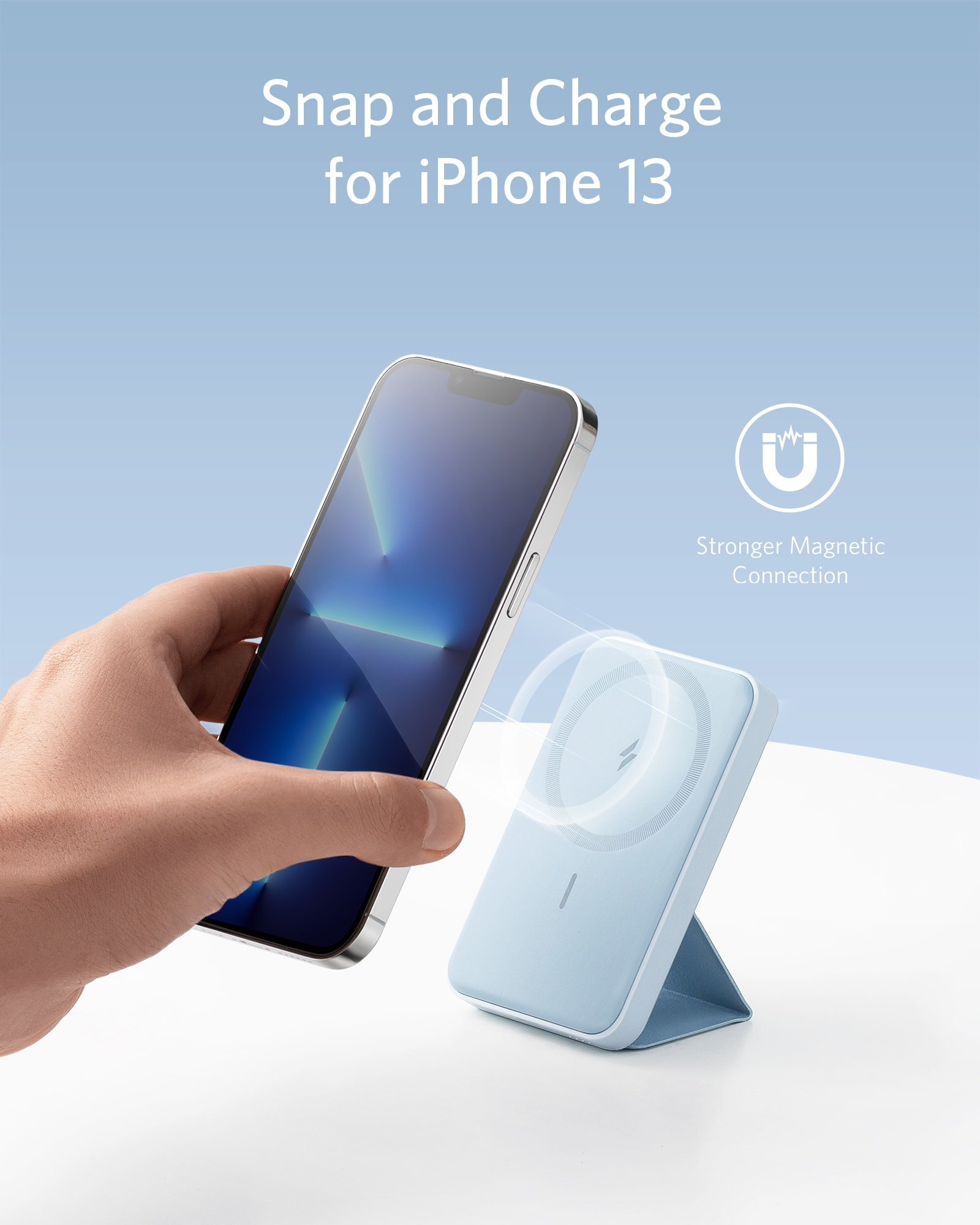 Galerijní obrázek č.1 Powerbanky a nabíječky ANKER PowerCore Mag-Go 5K, Blue