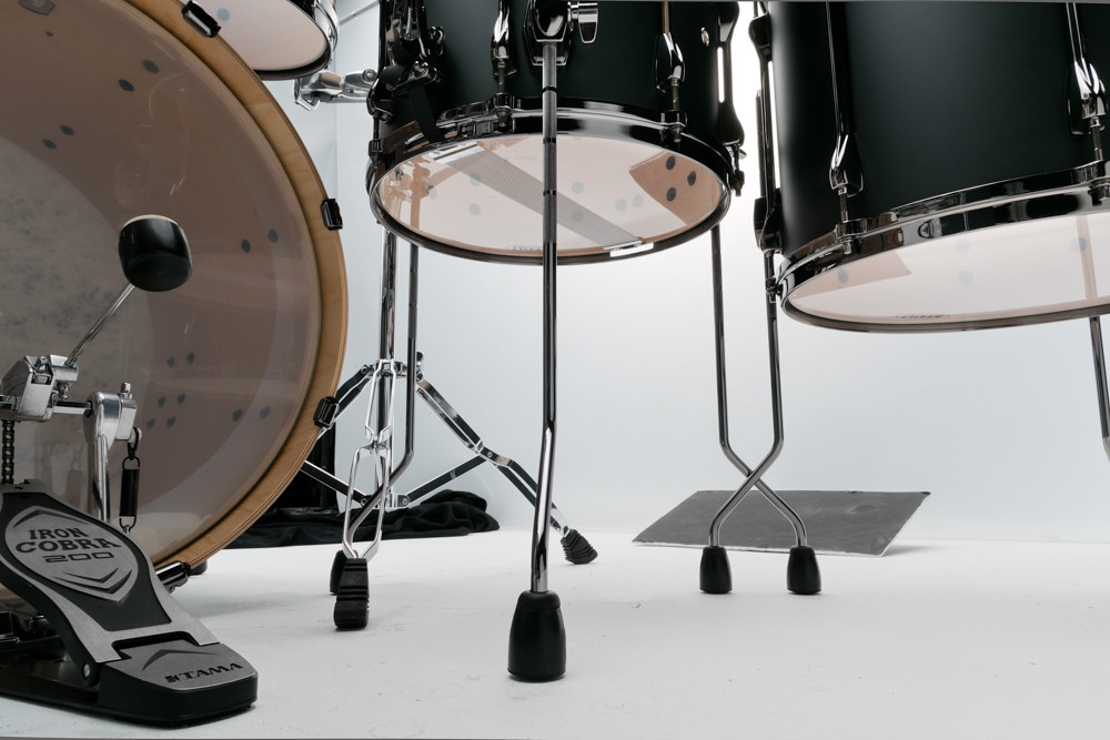 Galerijní obrázek č.4 Jiné konfigurace TAMA ML52HZBN2-FBV Superstar Hyper-Drive Duo - Flat Black Vertical Stripe