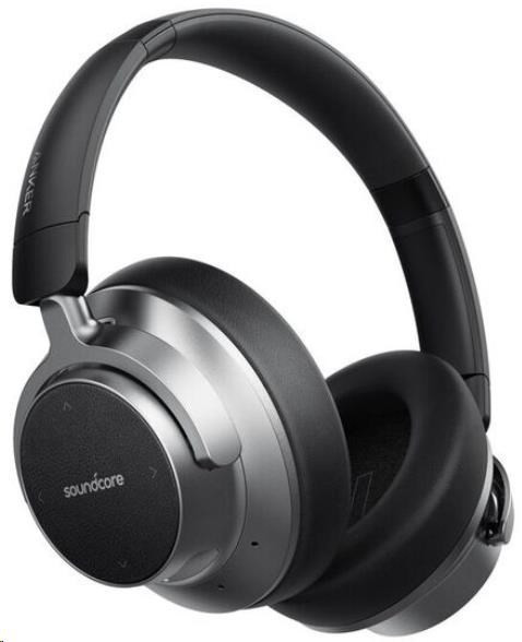 Hlavní obrázek Na uši (s kabelem) ANKER SoundCore SPACE NC (černá + šedá)