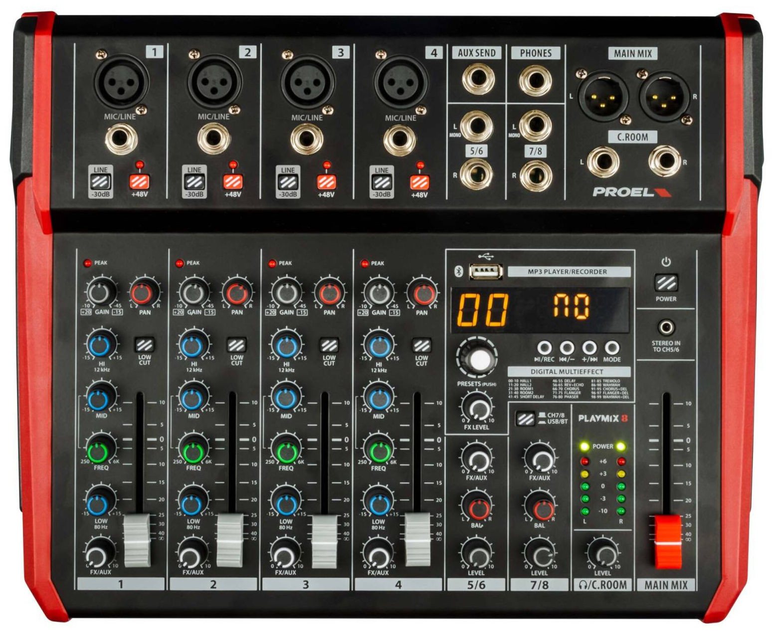 Hlavní obrázek Mixážní pulty s efektem PROEL PLAYMIX8