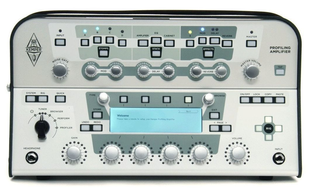 Hlavní obrázek Předzesilovače a koncové zesilovače KEMPER Profiler Head White