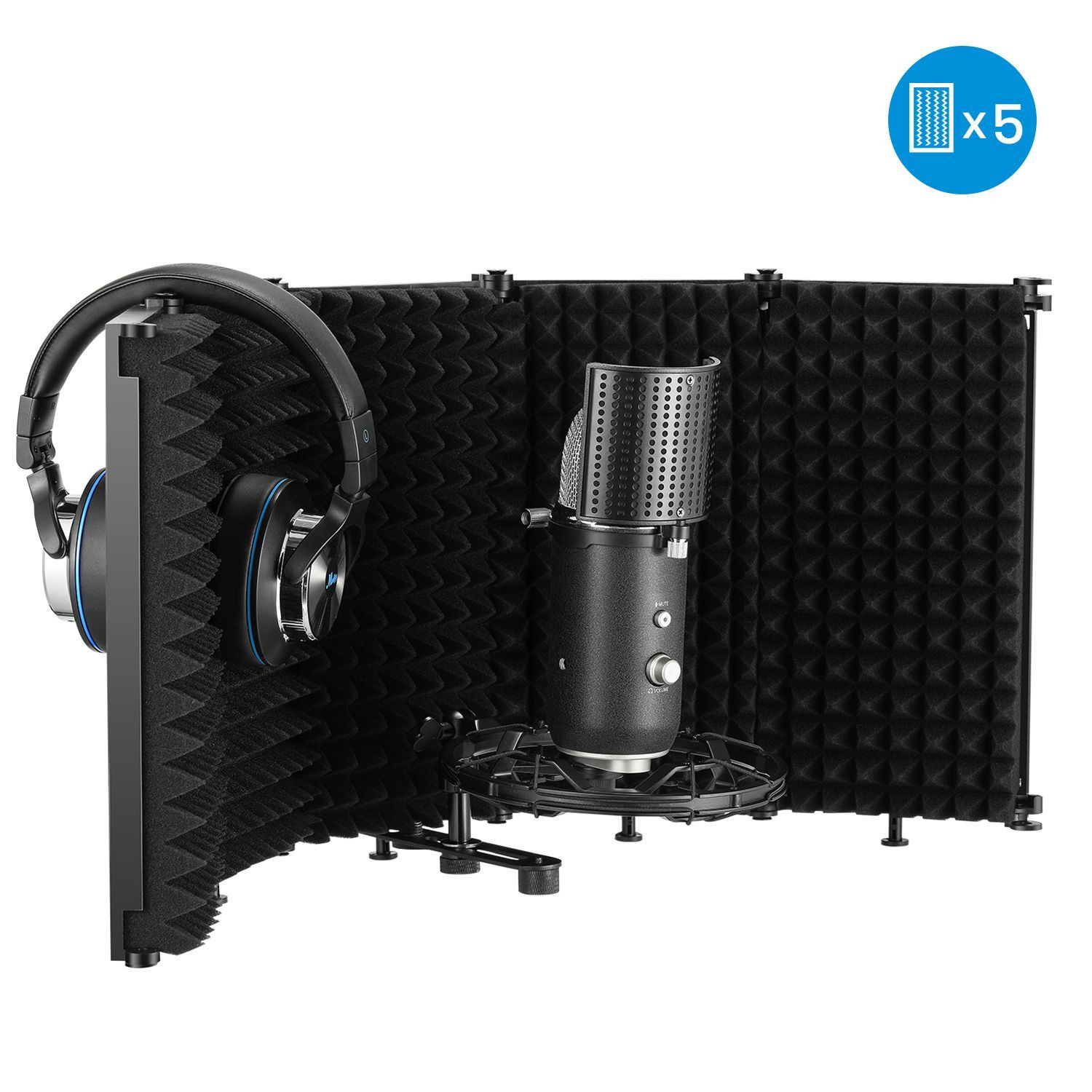 Galerijní obrázek č.1 Akustická izolace pro mikrofony DONNER MK0119