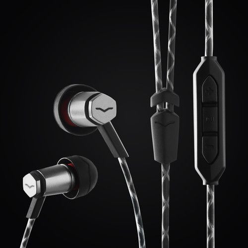 Galerijní obrázek č.1 Do uší (s kabelem) V-MODA Forza Metallo In-Ear (Apple iOS, Black)