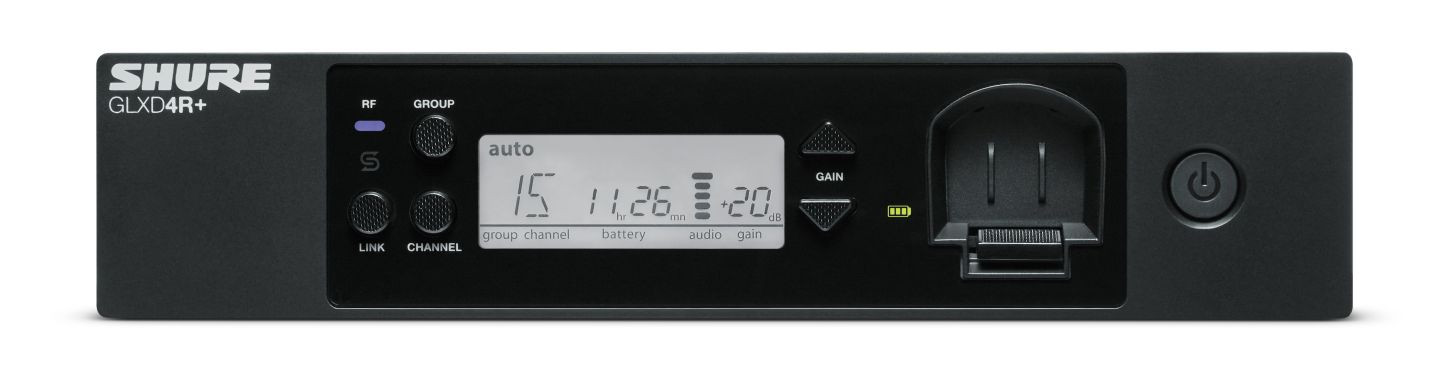 Galerijní obrázek č.4 S ručním mikrofonem SHURE GLXD124R+/85