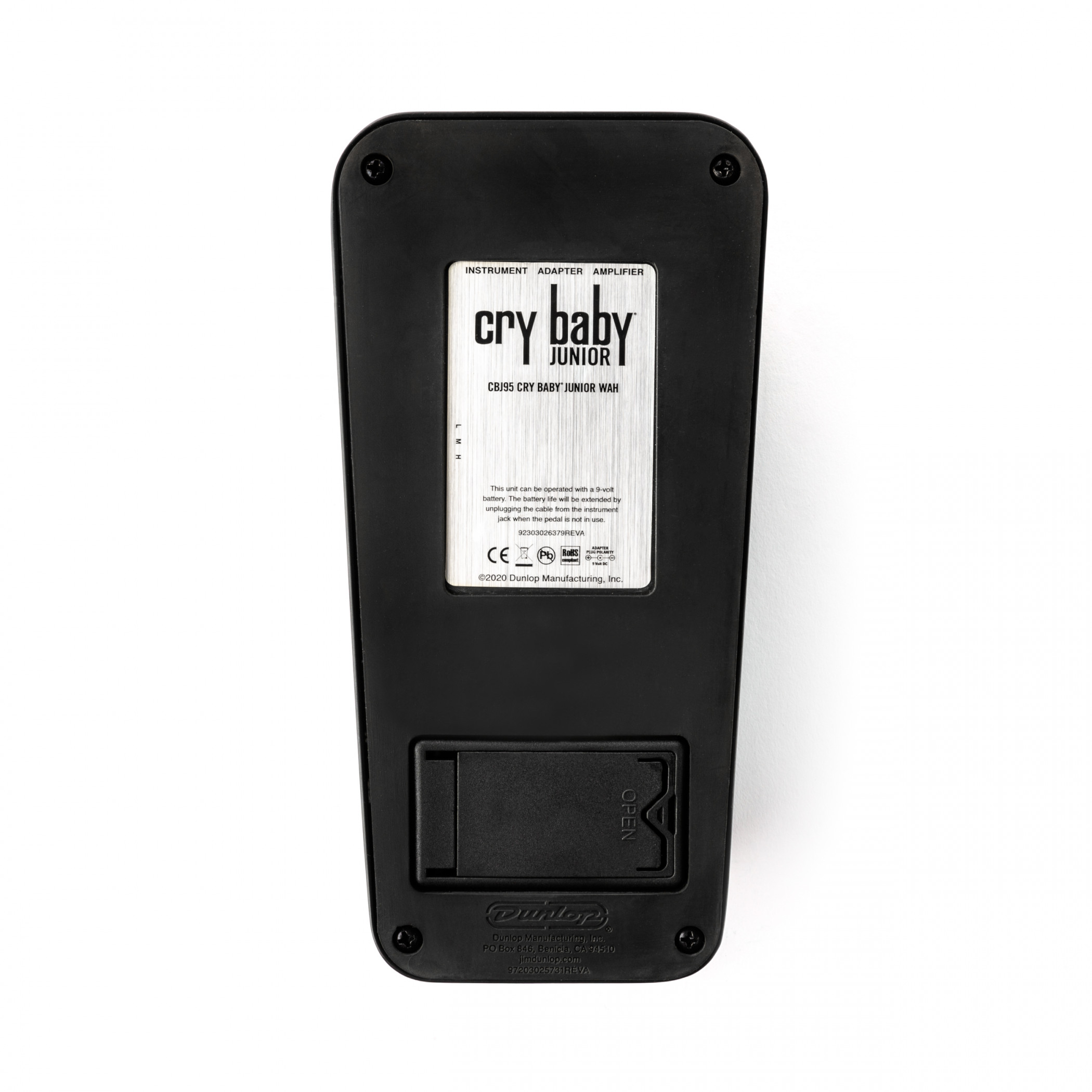 Galerijní obrázek č.5 Wah-wah DUNLOP CBJ95SB Cry Baby Junior Wah - Black