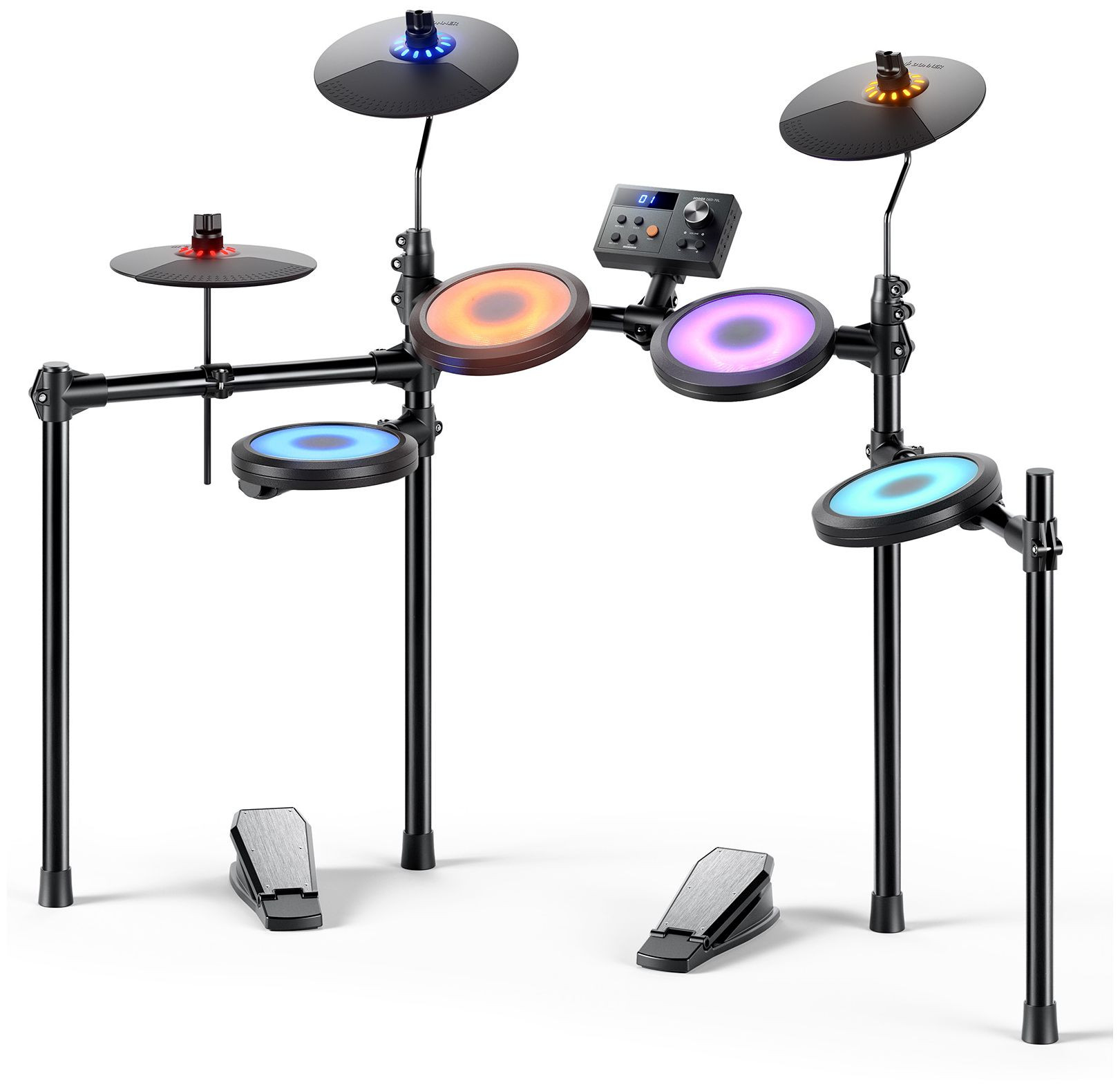 Hlavní obrázek Elektronické soupravy DONNER DED-70L Electronic Drum Set with LED