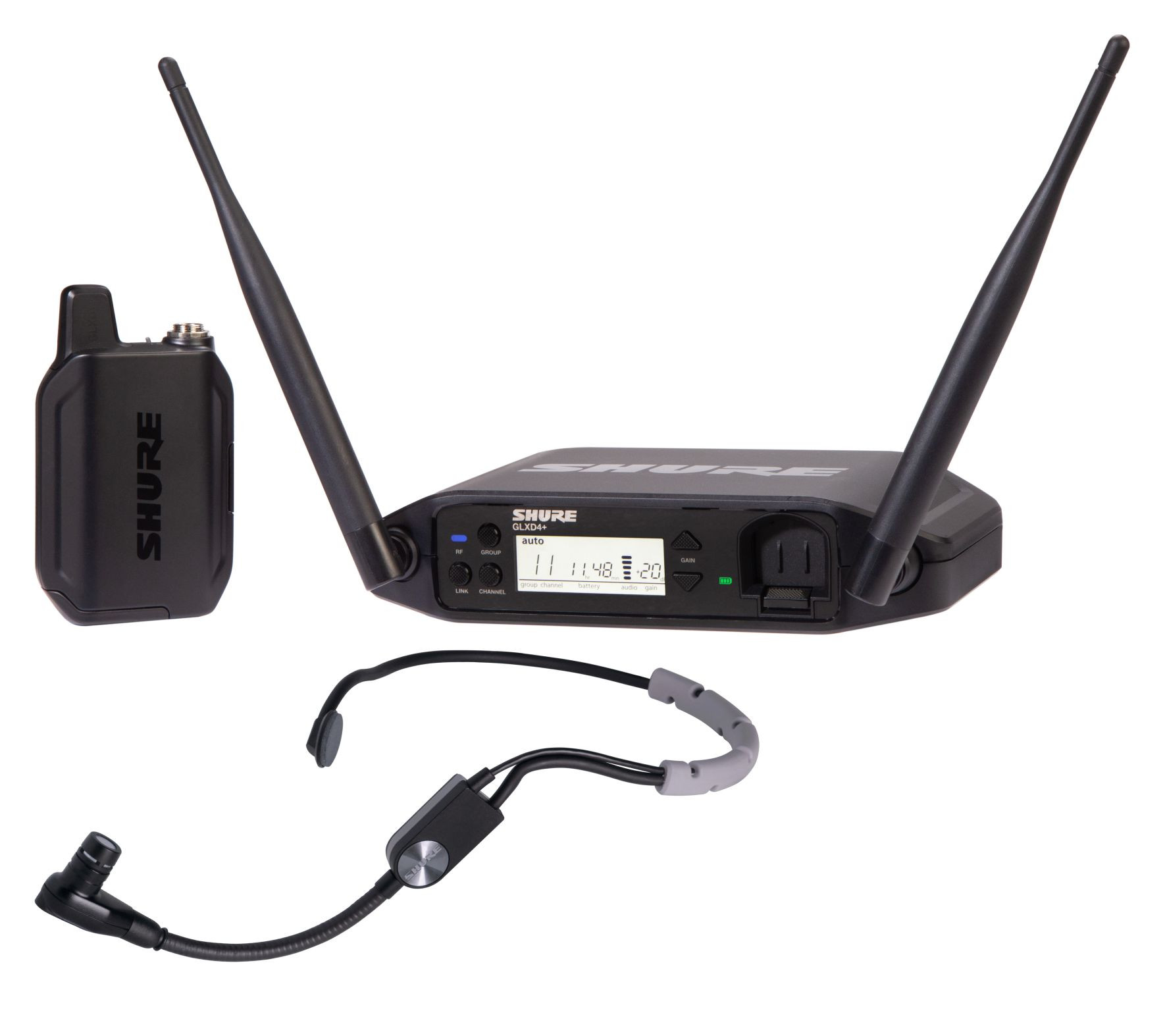 Hlavní obrázek S hlavovým mikrofonem SHURE GLXD14+/SM35 B-Stock