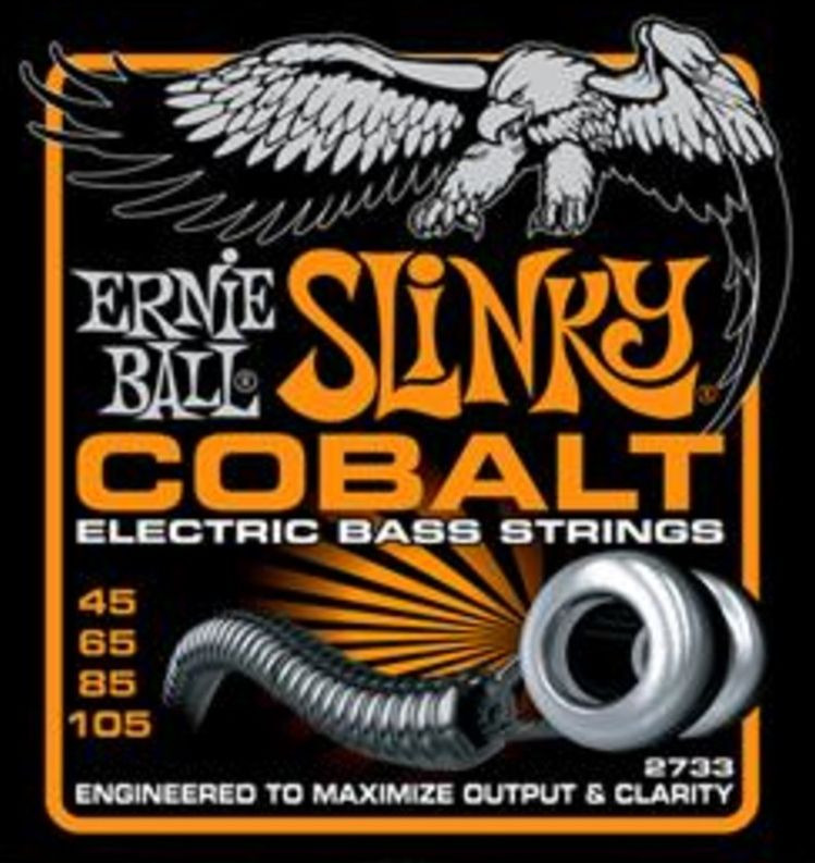 Hlavní obrázek Tvrdost .045 ERNIE BALL P02733 Cobalt Bass Hybrid Slinky - .045 - .105