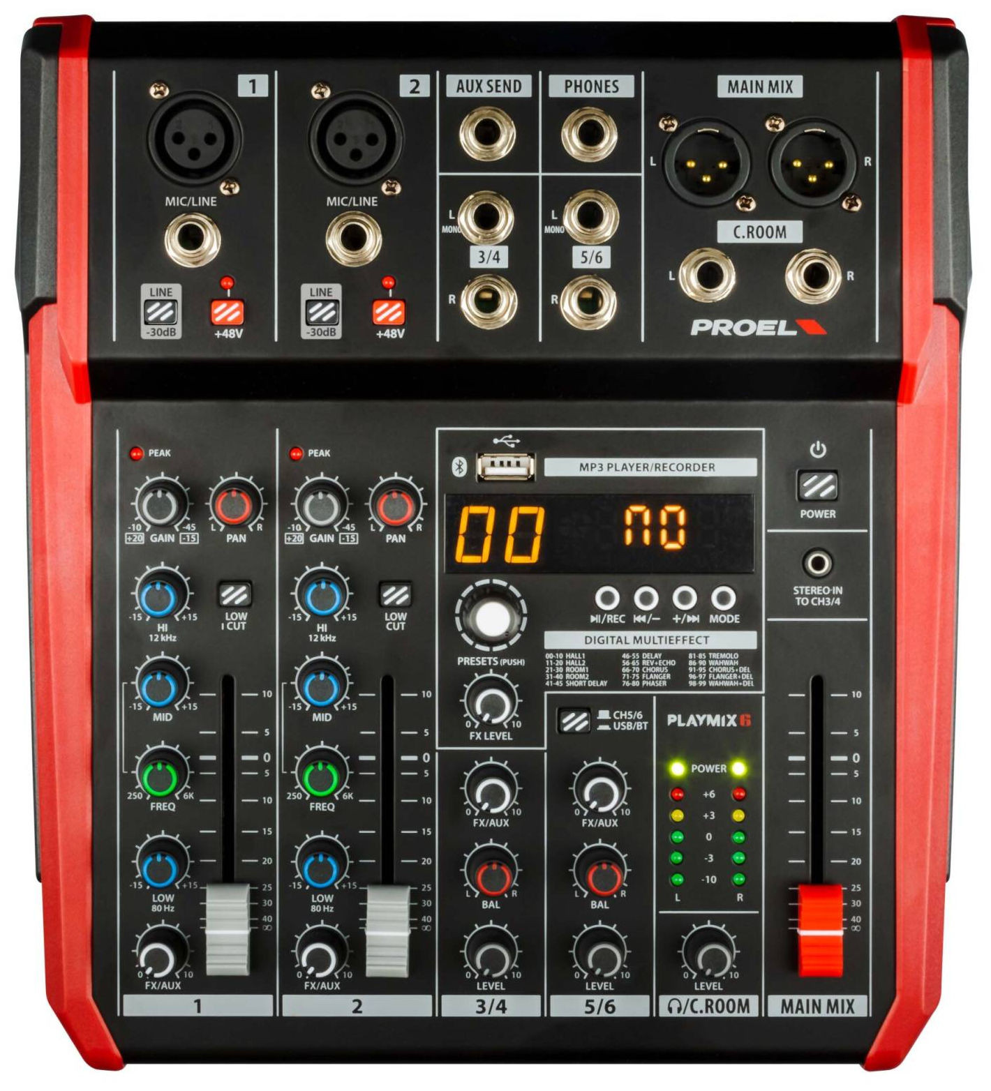 Hlavní obrázek Mixážní pulty s efektem PROEL PLAYMIX6