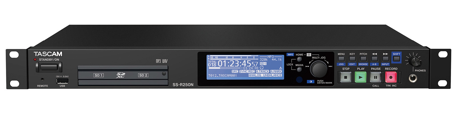 Hlavní obrázek Stereo rekordery (stolní/rackové) TASCAM SS-R250N