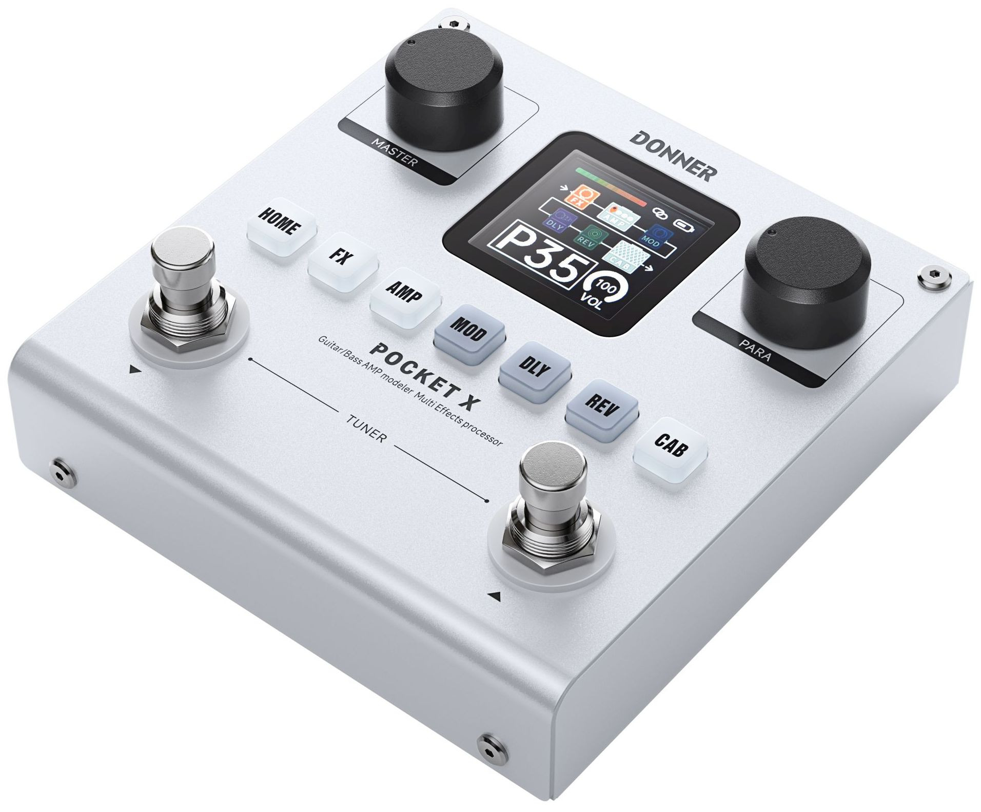 Galerijní obrázek č.2 Multiefekty, procesory DONNER PocketX