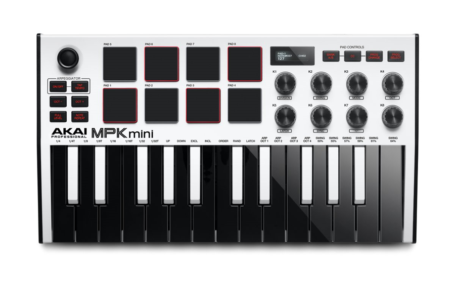 Hlavní obrázek MIDI keyboardy AKAI MPK mini MK3 White