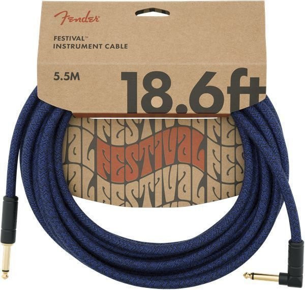 Hlavní obrázek 5-8m FENDER Festival Series 18,6 Instrument Angled Cable Blue Dream