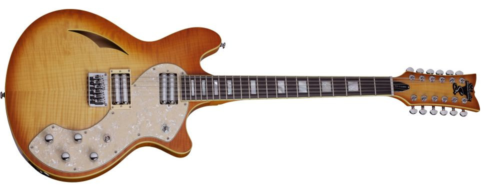 Hlavní obrázek Semiakustické a jazzové SCHECTER TSH-12 Classic Vintage Natural Burst