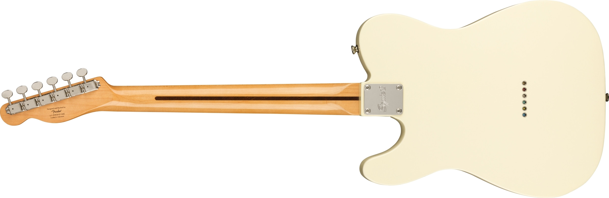 Galerijní obrázek č.1 T - modely FENDER SQUIER Classic Vibe `70s Telecaster Thinline - Olympic White