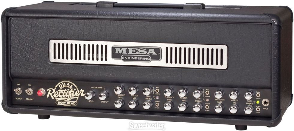 Hlavní obrázek Lampové zesilovače MESA BOOGIE DUAL RECTIFIER SOLO HEAD Black Vinyl