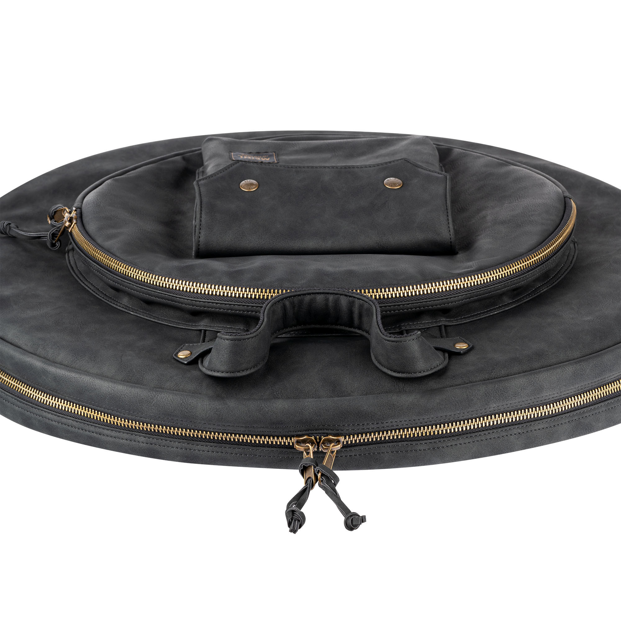 Galerijní obrázek č.3 Obaly na činely MEINL MVHC22BK Vintage Hyde Cymbal Bag 22” - Black