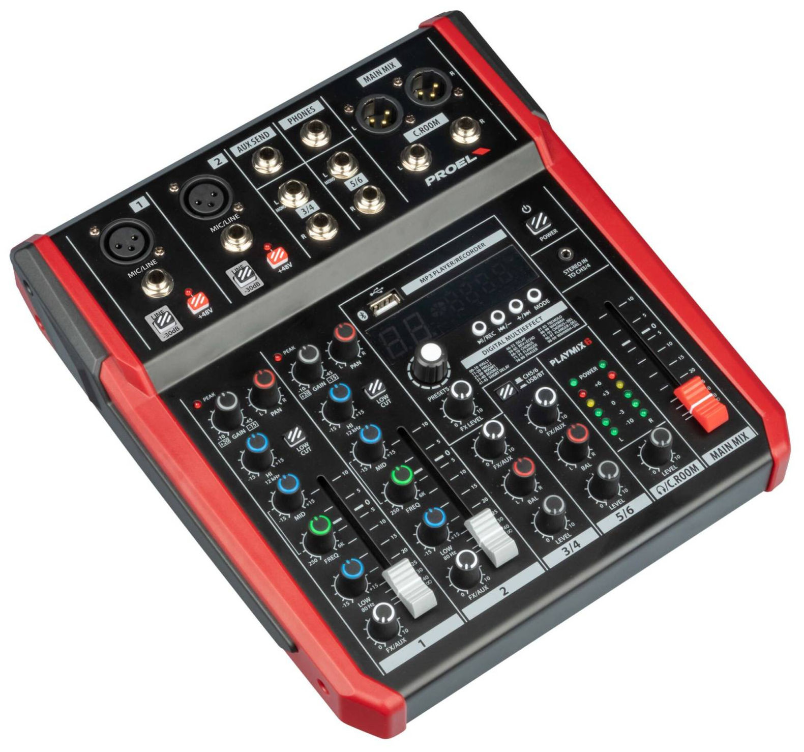 Galerijní obrázek č.2 Mixážní pulty s efektem PROEL PLAYMIX6
