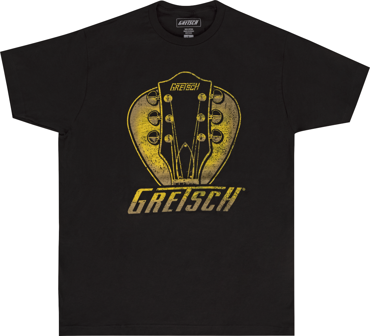 Hlavní obrázek Oblečení a dárkové předměty GRETSCH Headstock Pick T-Shirt, Black, Small