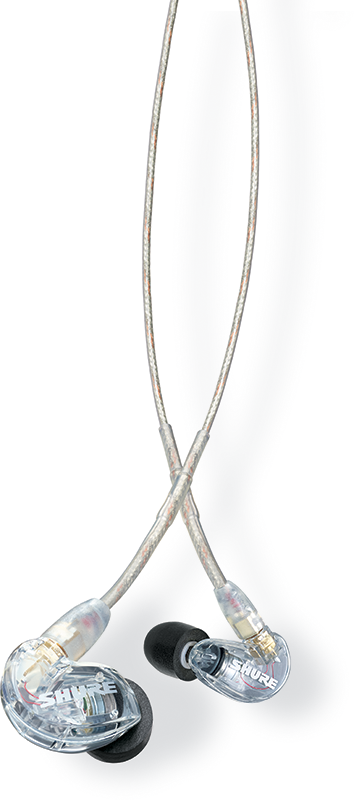 Galerijní obrázek č.1 Sluchátka do uší a pro In-Ear monitoring SHURE SE215-CL-EFS