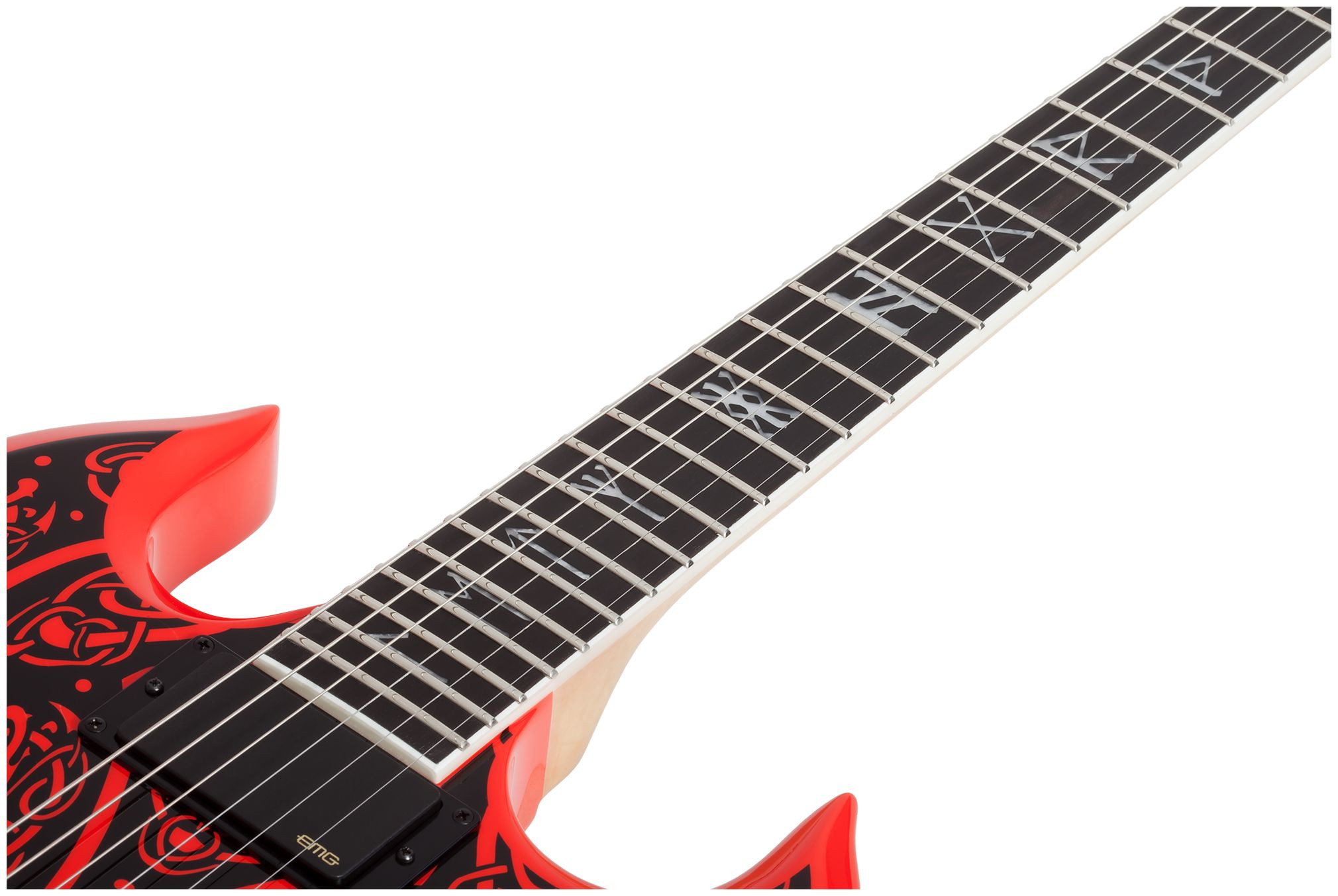 Galerijní obrázek č.7 Hard&heavy SCHECTER Wylde Audio Warhammer FR Norse Dragon Pinstripe - Red