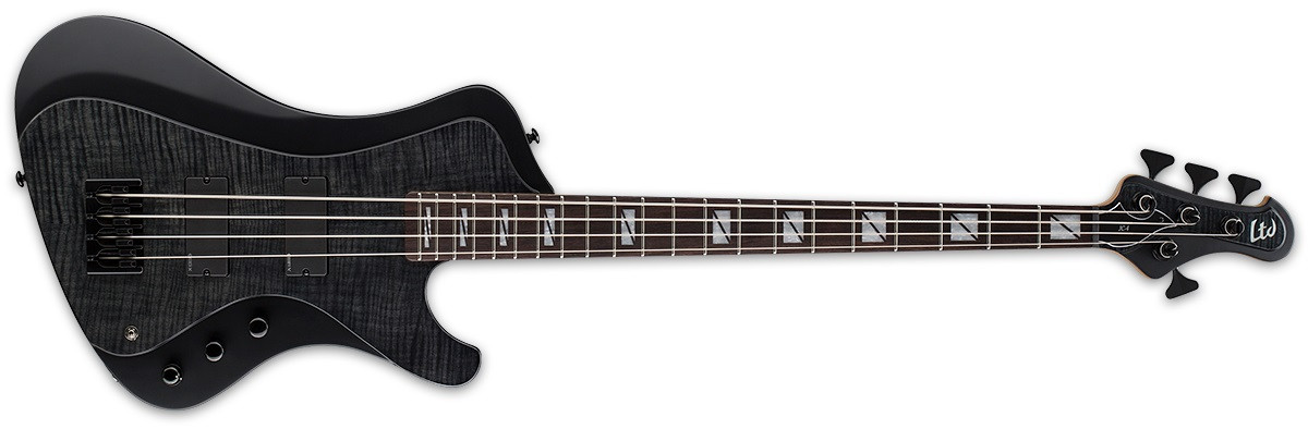 Hlavní obrázek Hard&heavy LTD-ESP JC-4FM See Thru Black Satin Sides