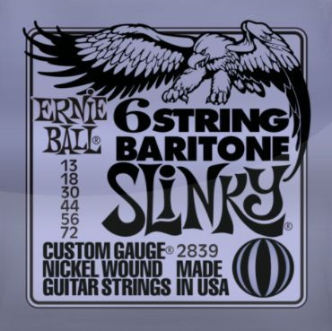 Hlavní obrázek Ostatní struny pro elektrickou kytaru ERNIE BALL P02839 Baritone Slinky 13-72
