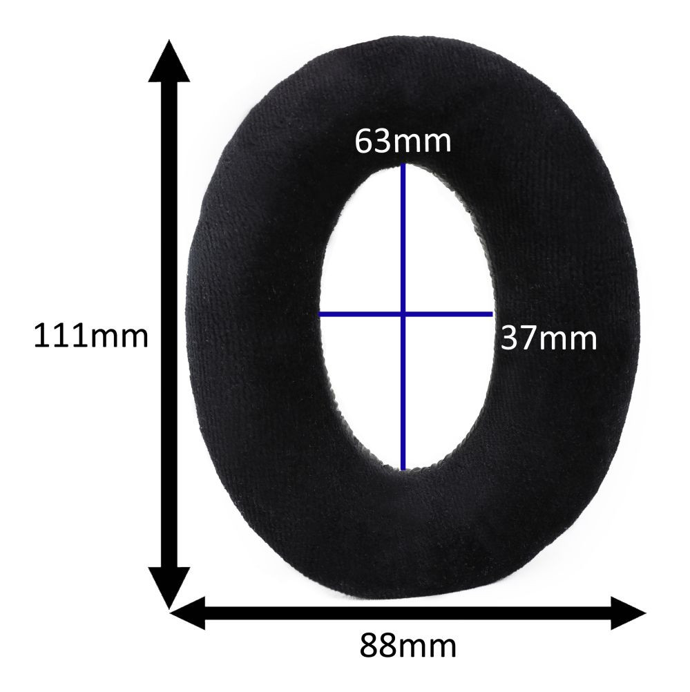 Galerijní obrázek č.3 Náhradní náušníky pro sluchátka VELES-X HD650 HD 600 Velvet Earpads