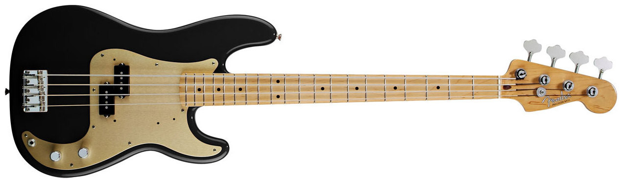 Hlavní obrázek PB modely FENDER 50s Precision Bass Gold Anodized Maple