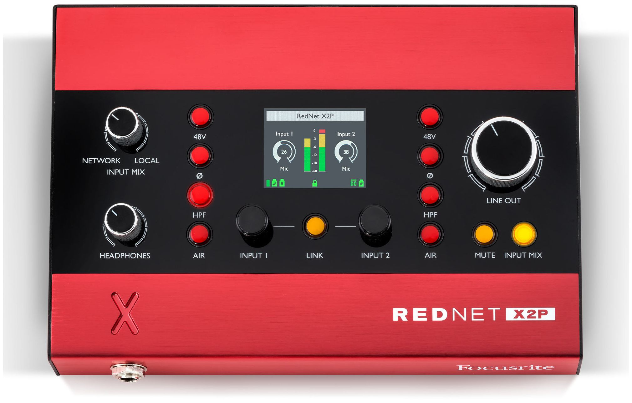 Galerijní obrázek č.3 Ethernet a ostatní zvukové karty FOCUSRITE PRO RedNet X2P