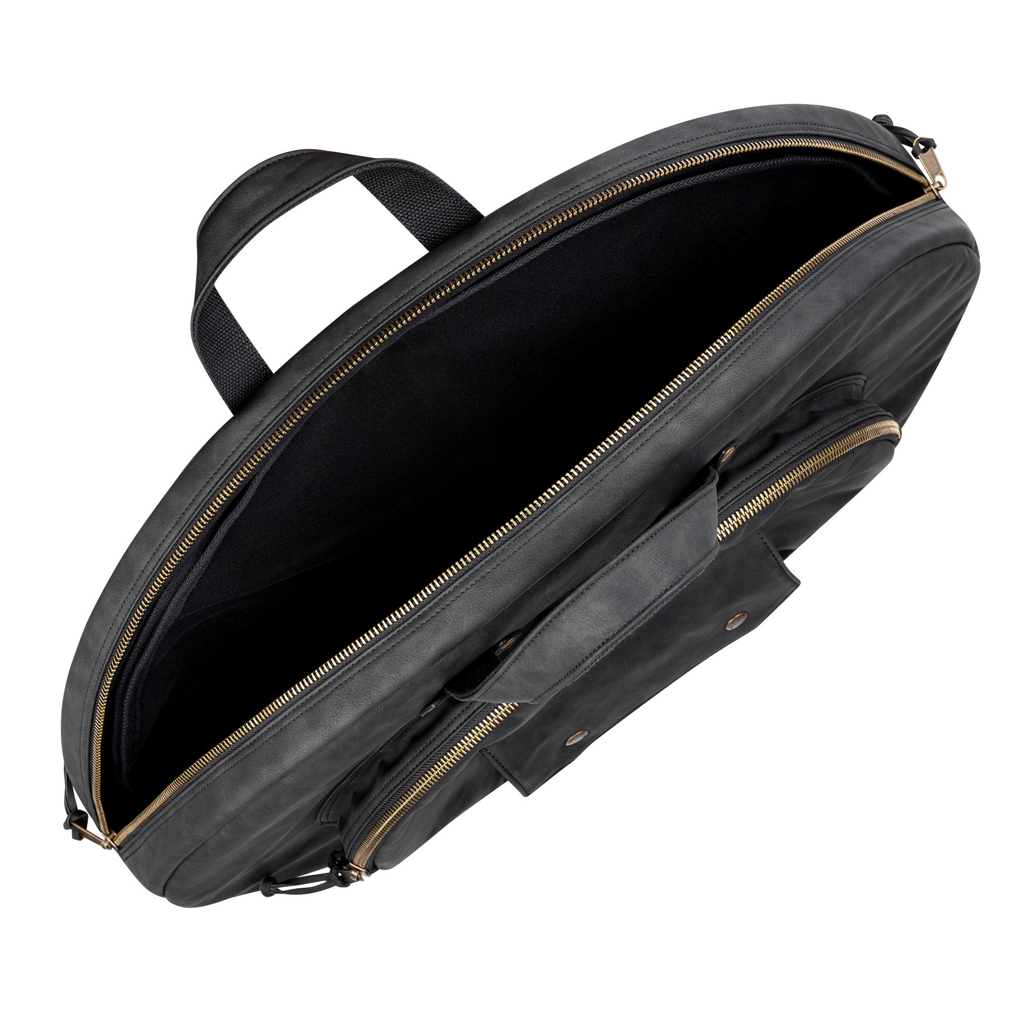 Galerijní obrázek č.2 Obaly na činely MEINL MVHC22BK Vintage Hyde Cymbal Bag 22” - Black