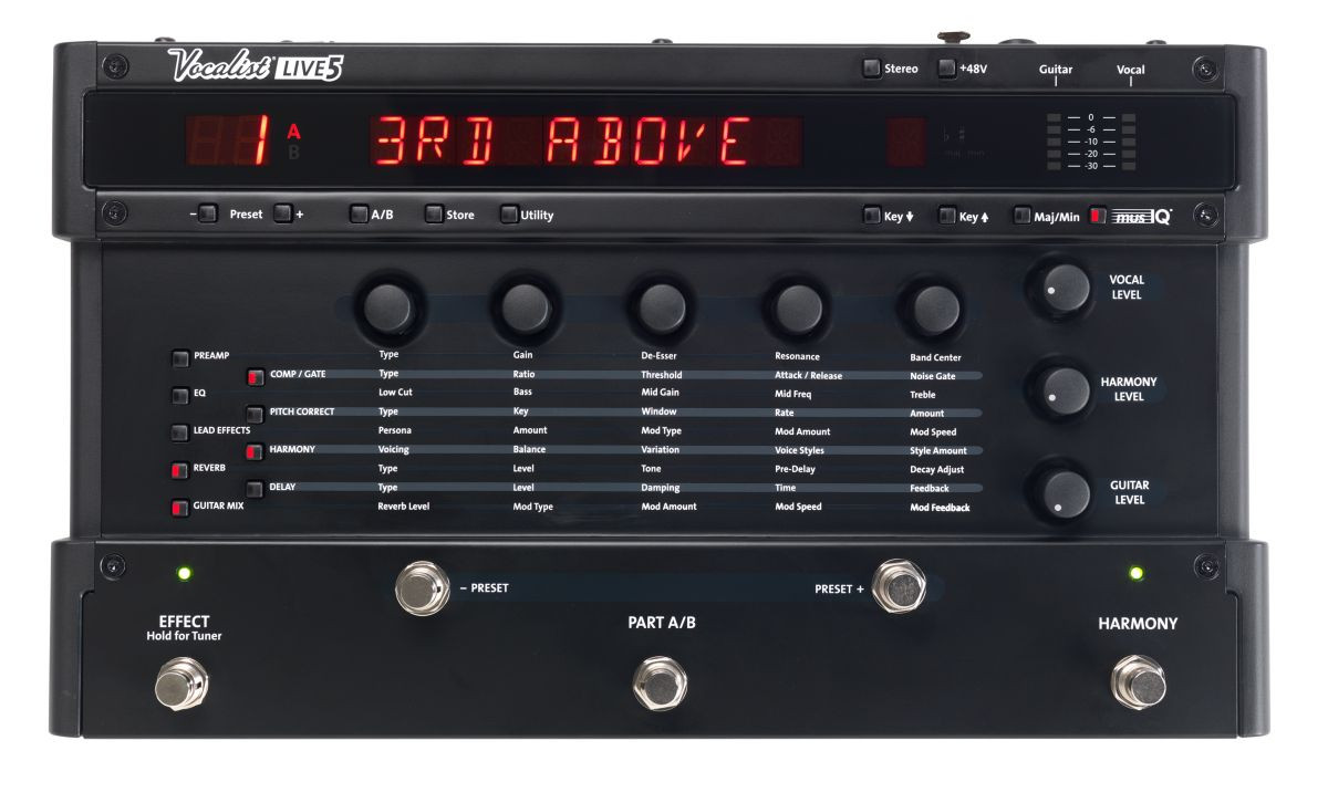 Galerijní obrázek č.1 Vokální procesory a harmonizery DIGITECH Vocalist Live 5