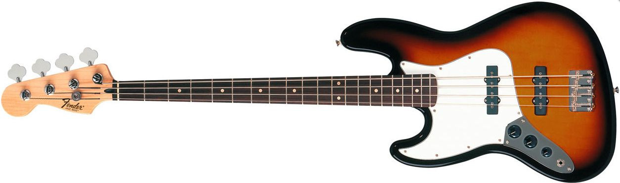 Hlavní obrázek Levoruké FENDER Standard Jazz Bass Left Handed Brown Sunburst Rosewood