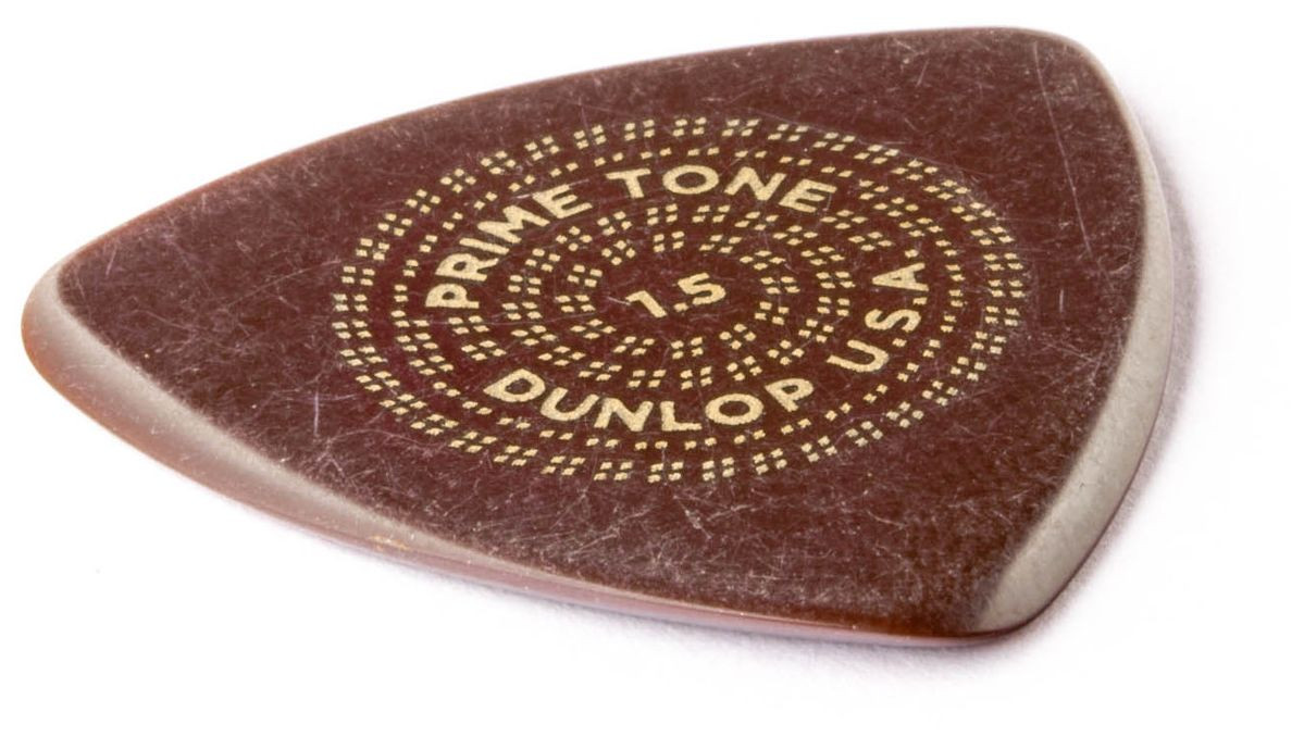 Galerijní obrázek č.1 Tvrdost do 2.0 DUNLOP Primetone Triangle Smooth Grip Pick 1.5mm, 12ks
