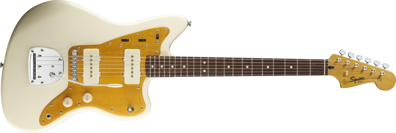 Hlavní obrázek Alternativní FENDER SQUIER J Mascis Jazzmaster, vintage white