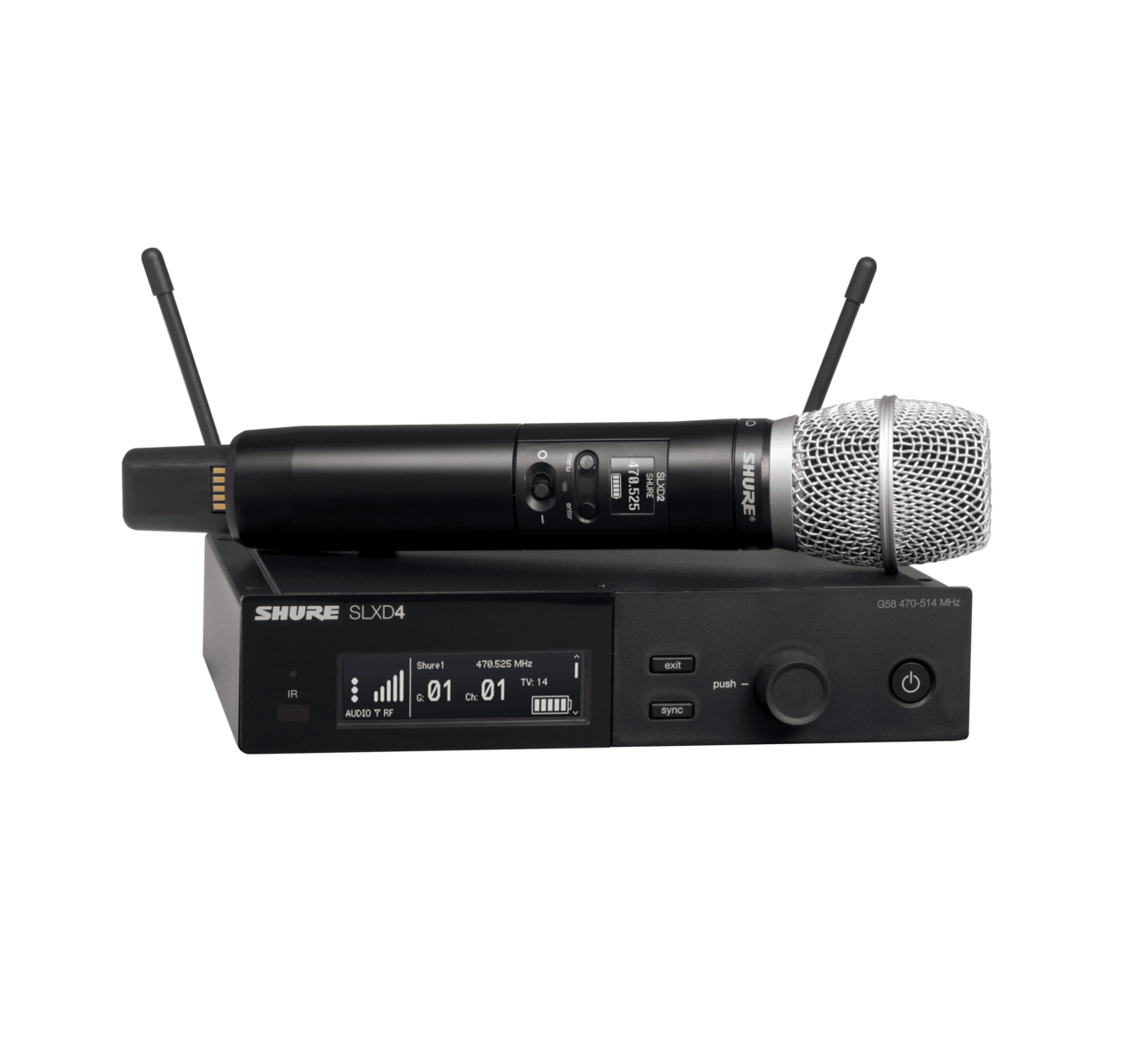 Hlavní obrázek S ručním mikrofonem SHURE SLXD24E/SM86-G59