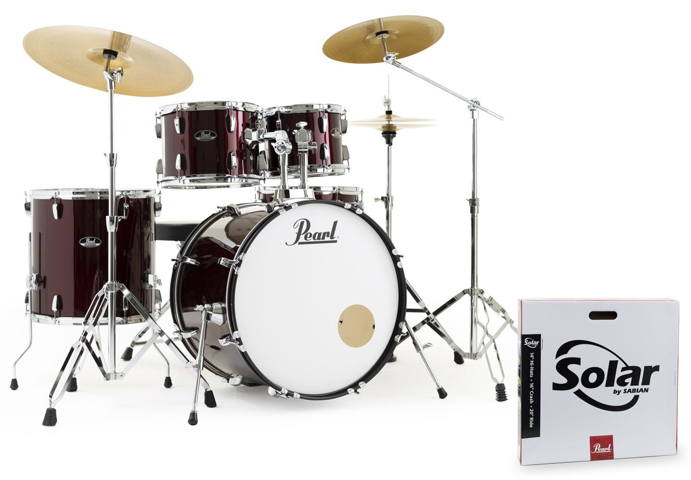 Hlavní obrázek 22“; 10“, 12“; 16“ PEARL RS525SBC/C91 Roadshow - Red Wine
