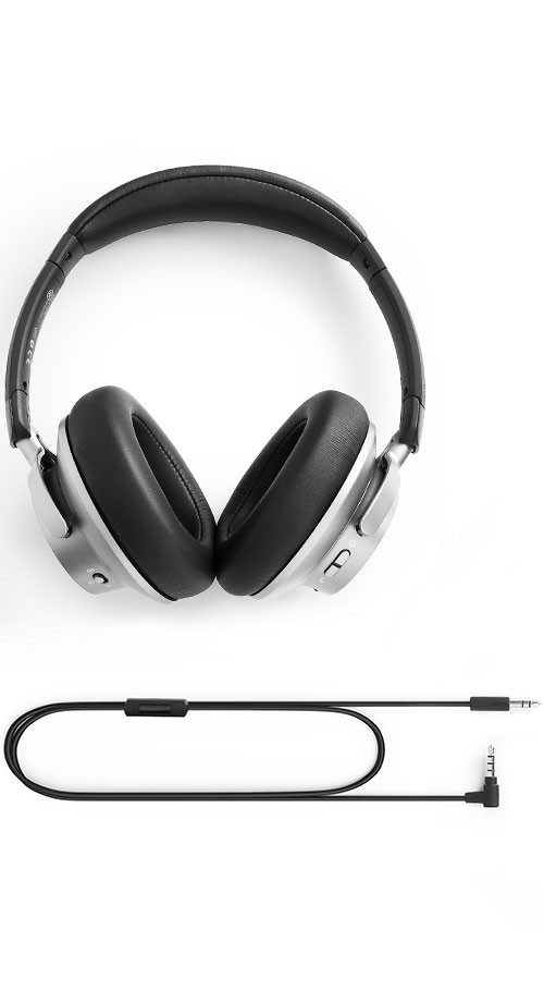 Galerijní obrázek č.4 Na uši (s kabelem) ANKER SoundCore SPACE NC (černá + šedá)