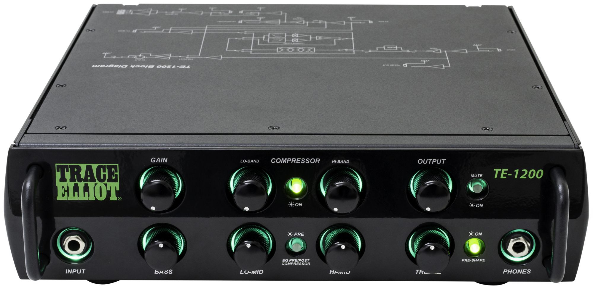 Galerijní obrázek č.1 Tranzistorové zesilovače TRACE ELLIOT TE-1200 Bass Amplifier Head