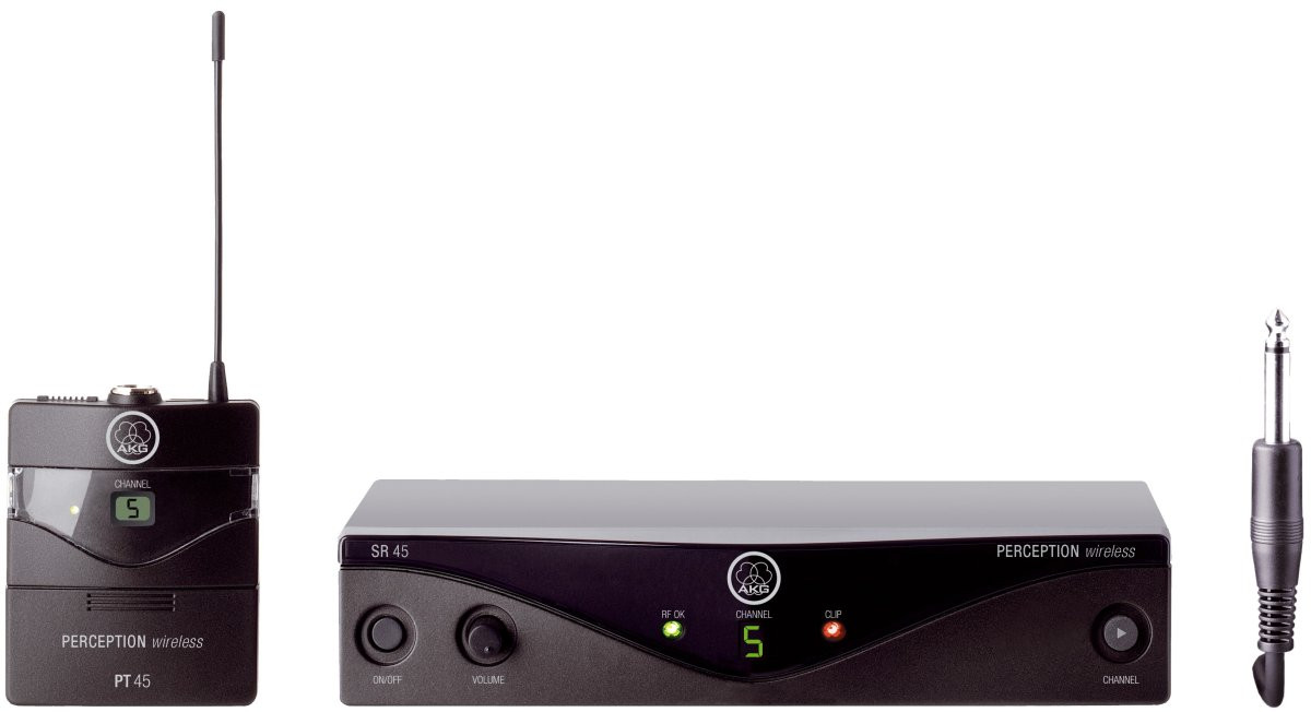 Hlavní obrázek Bezdrátové nástrojové systémy pro kytary a baskytary AKG Perception WMS45 Wireless Instrument Set - M (826.300-831.200 MHz)