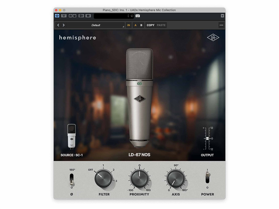 Galerijní obrázek č.5 Velkomembránové kondenzátorové mikrofony UNIVERSAL AUDIO SC-1