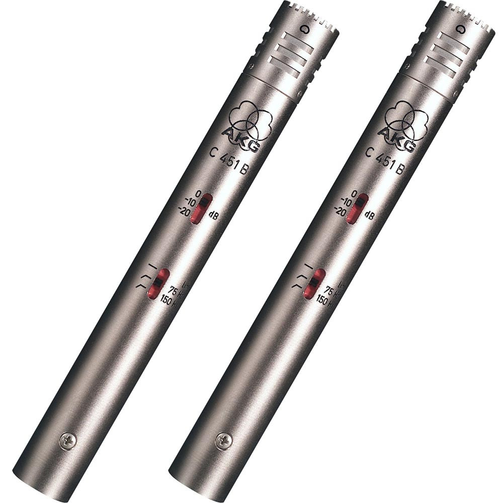 Hlavní obrázek Malomembránové kondenzátorové mikrofony AKG C451B Stereo set