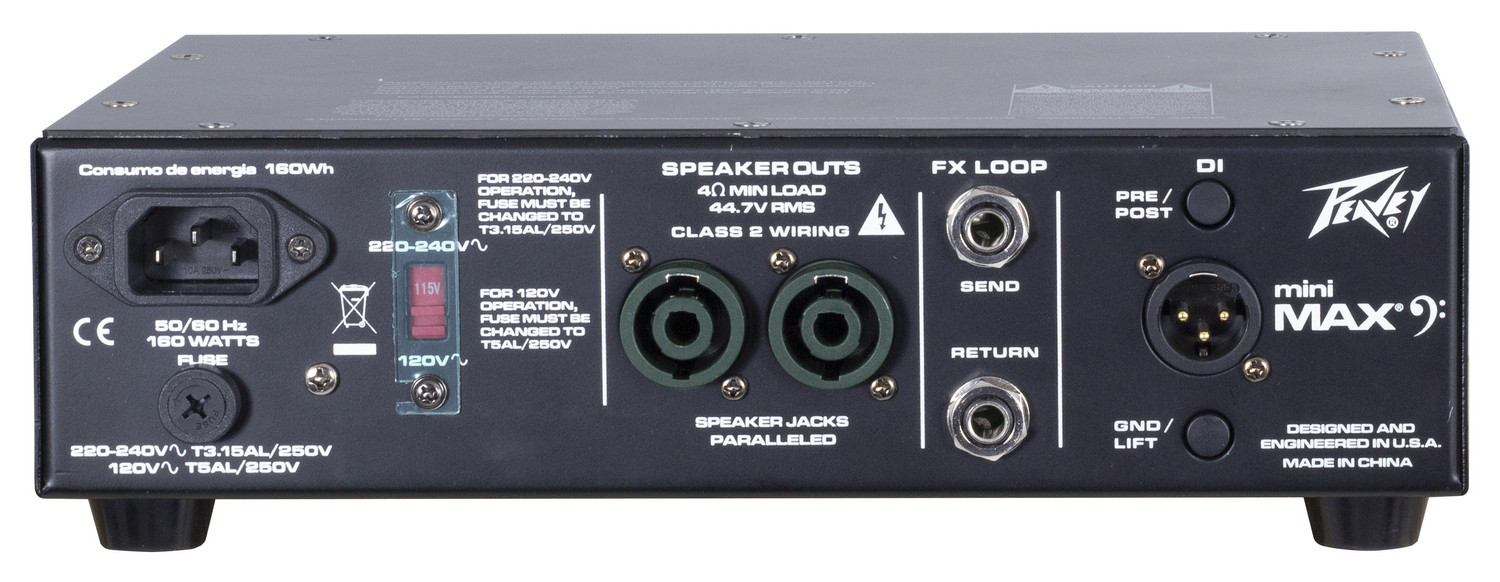 Galerijní obrázek č.1 Tranzistorové zesilovače PEAVEY MiniMAX