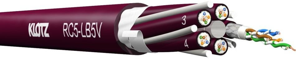 Hlavní obrázek Multipárové kabely - metráž KLOTZ RC5-LB5V