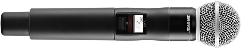 Hlavní obrázek Samostatné vysílače k bezdrátovým systémům SHURE QLXD2/SM58 H51 534 - 598 MHz