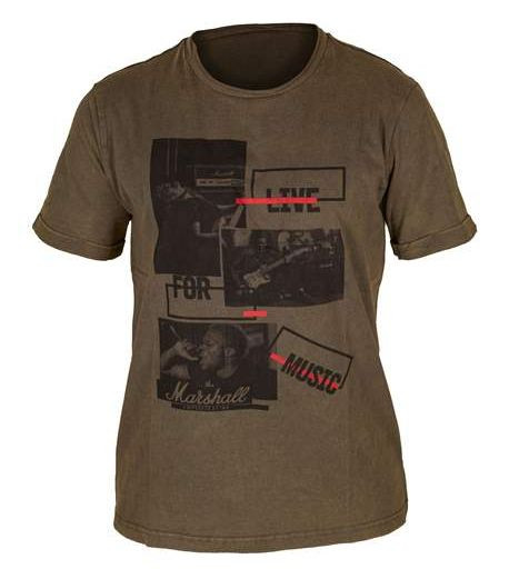 Hlavní obrázek Příslušenství MARSHALL triko Live For Music L