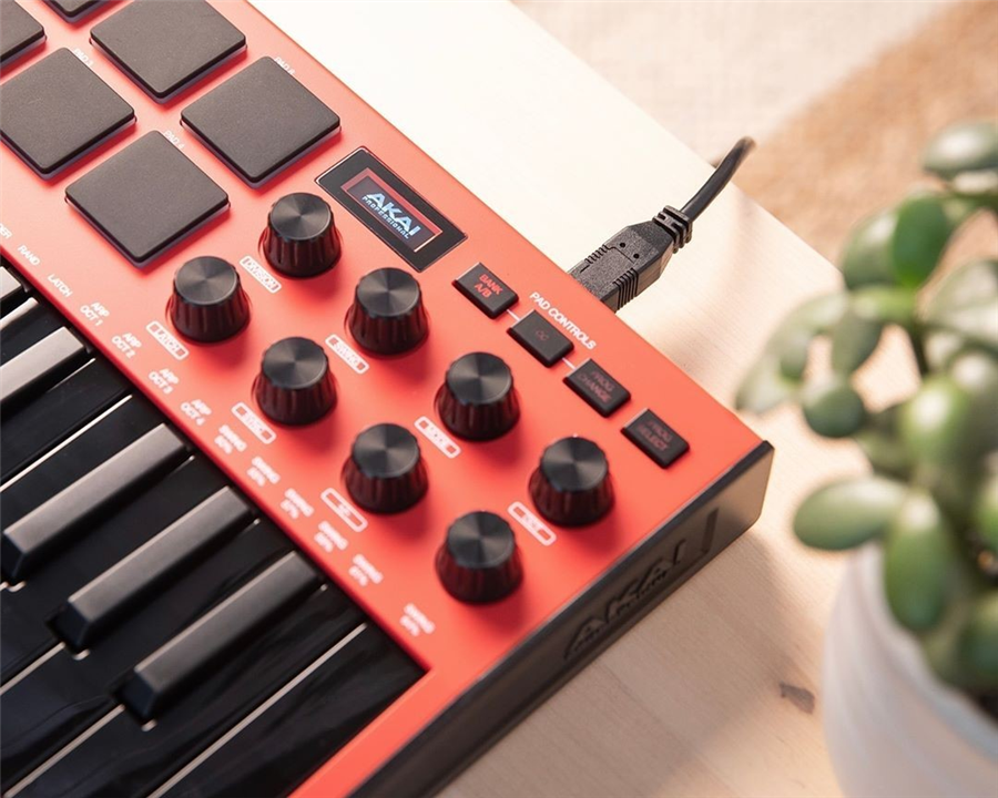 Galerijní obrázek č.2 MIDI keyboardy AKAI MPK mini MK3 Red