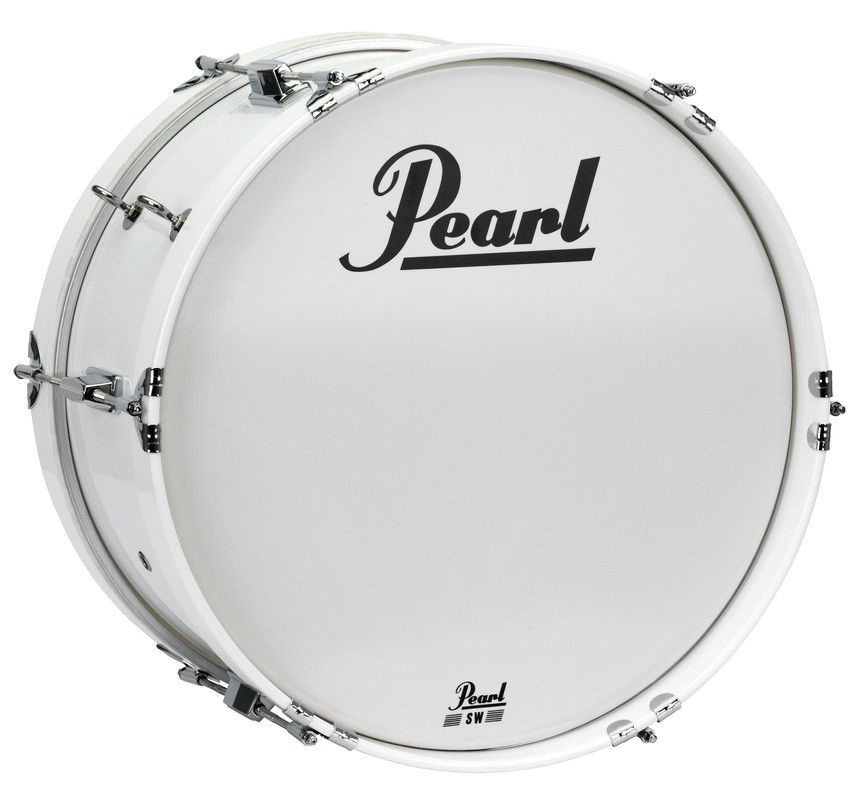 Hlavní obrázek Jednotlivé bubny PEARL MJB1808/CXN33 Junior Marching Series Bass Drum 18”x8” - Pure White