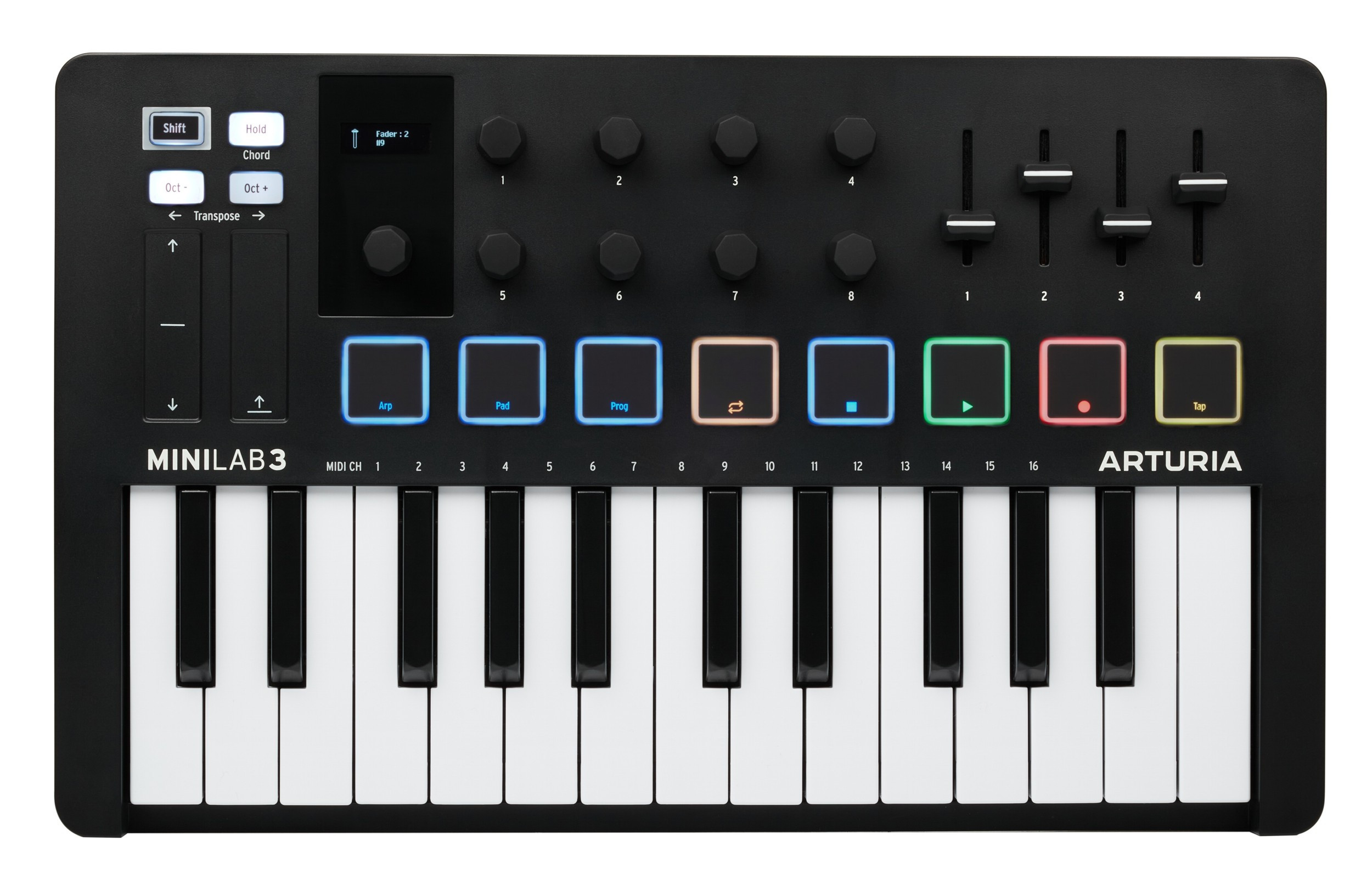 Hlavní obrázek MIDI keyboardy ARTURIA MiniLab 3 Black