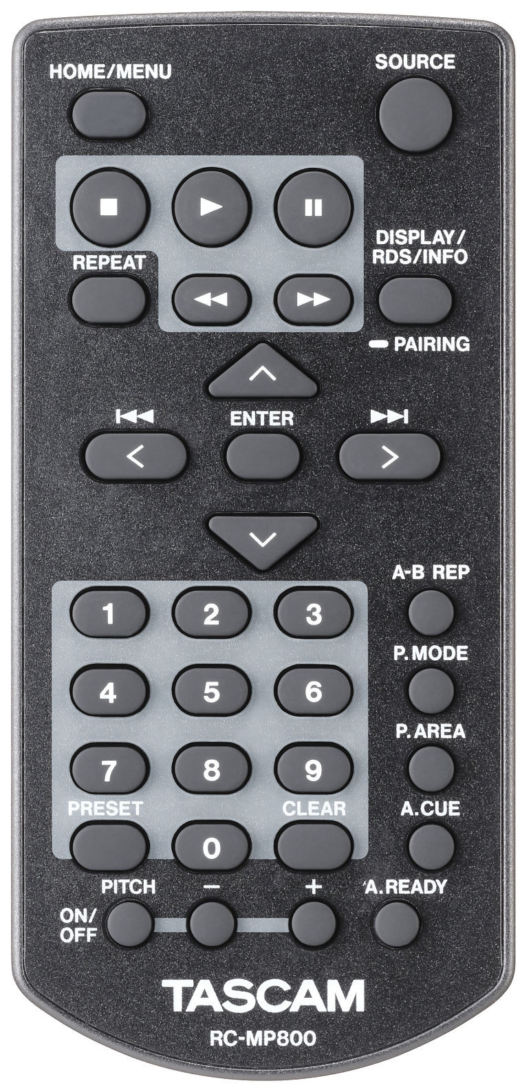 Galerijní obrázek č.4 Profesionální CD/DVD/USB/SD/MC přehrávače TASCAM MP-800U DAB